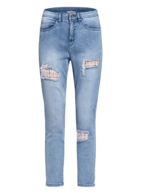 Joseph Ribkoff Destroyed Jeans mit Schmucksteinbesatz