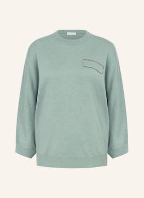 BRUNELLO CUCINELLI Cashmere-Pullover mit 3/4-Arm