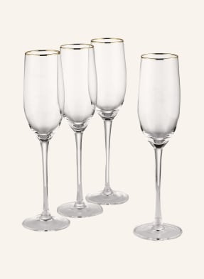 ladelle Set of 4 champagne glasses