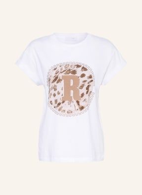 rich&royal T-Shirt mit Schmucksteinbesatz