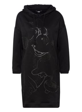 Princess GOES HOLLYWOOD Hoodie-Kleid mit Schmucksteinbesatz