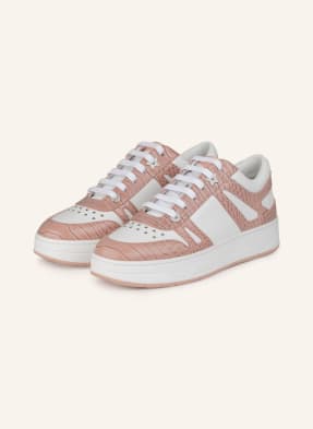JIMMY CHOO Plateau-Sneaker HAWAII FOXA mit Schmucksteinbesatz