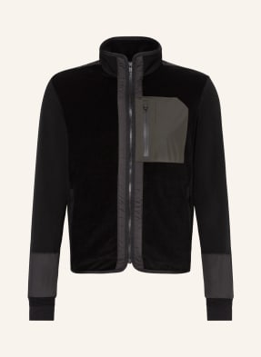 ZZegna Fleecejacke im Materialmix