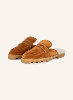 JIMMY CHOO Hausschuhe RONNIE mit Schmucksteinbesatz