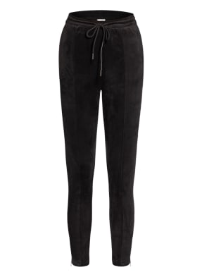 JcSophie 7/8-Hose JEAN im Jogging-Stil in Lederoptik