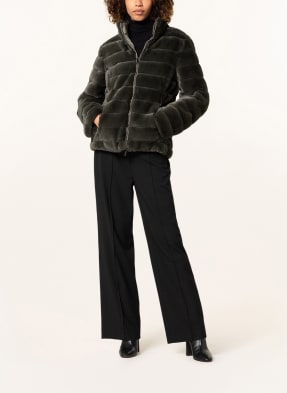 RINO & PELLE Jacke LIMENG mit Kunstfell zum Wenden