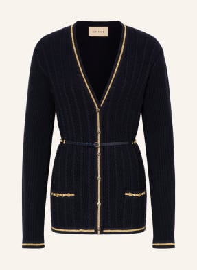 GUCCI Oversized-Cardigan mit Glitzergarn