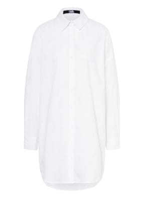 KARL LAGERFELD Hemdblusenkleid mit Lochspitze