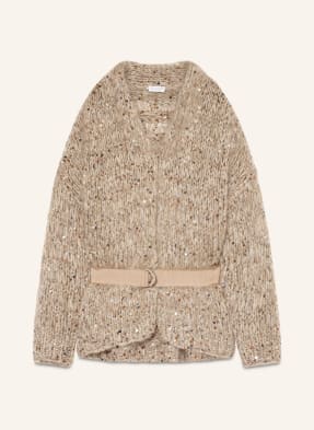 BRUNELLO CUCINELLI Strickhülle mit Mohair und Paillettenbesatz