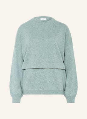 BRUNELLO CUCINELLI Pullover mit Cashmere und Schmucksteinbesatz