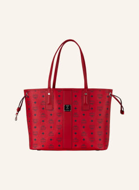 MCM Shopper LIZ CANDY RED MEDIUM zum Wenden