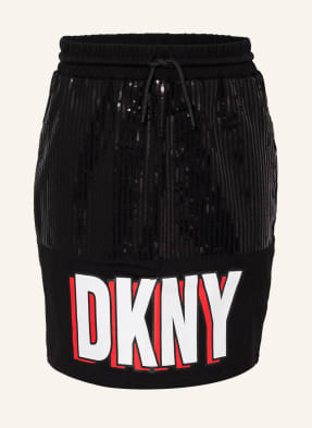 DKNY Spódnica z obszyciem cekinami