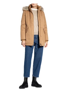 TOMMY HILFIGER Parka mit abnehmbarem Kunstpelzbesatz und DUPONT™ SORONA®-Isolierung