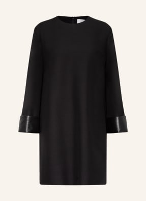 VALENTINO Cocktailkleid mit Seide und Lederbesatz