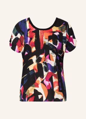 Joseph Ribkoff Blusenshirt mit Schmucksteinbesatz im Materialmix