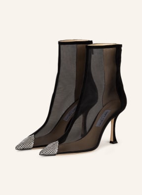 JIMMY CHOO Stiefeletten NAIDOO mit Schmucksteinbesatz