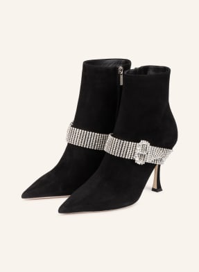 JIMMY CHOO Stiefeletten KAZA mit Schmucksteinbesatz