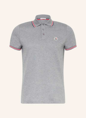 white moncler polo shirt