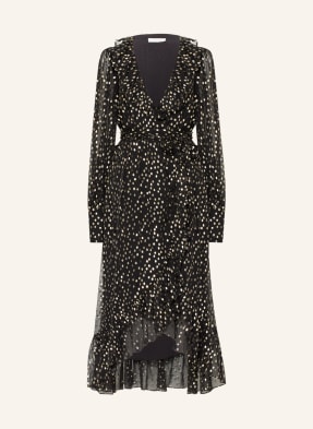 ZIMMERMANN Wickelkleid CONCERT aus Seide und mit Glitzergarn