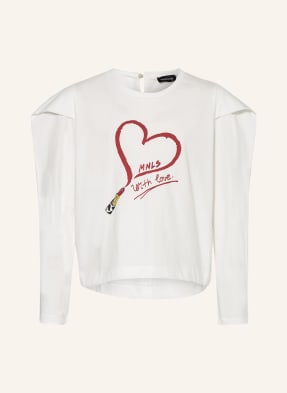 MONNALISA Longsleeve mit Schmucksteinbesatz