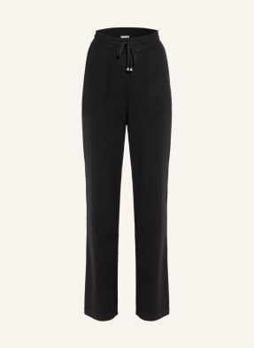 lilienfels Knit trousers in jogger style with cashmere