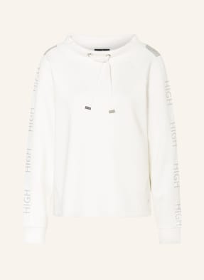 monari Sweatshirt mit Schmucksteinbesatz
