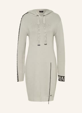 monari Strickkleid mit Schmucksteinbesatz