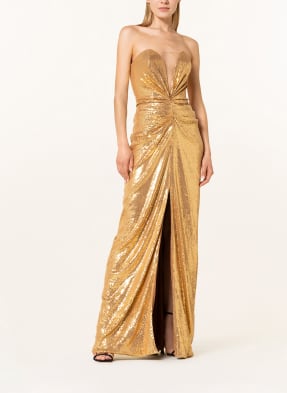 Rhea Costa Abendkleid mit Paillettenbesatz