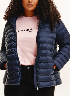 TOMMY HILFIGER Lightweight-Daunenjacke ESSENTIAL mit abnehmbarer Kapuze