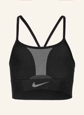 Nike Sport-BH DRI-FIT INDY mit Mesh-Besatz