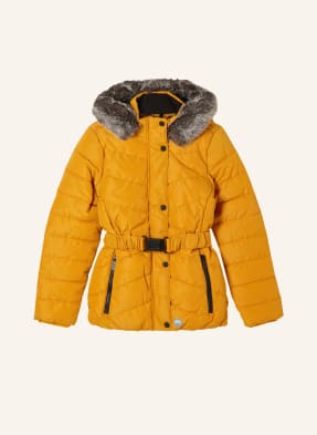 s.Oliver RED Steppjacke mit abnehmbarem Kunstpelzbesatz