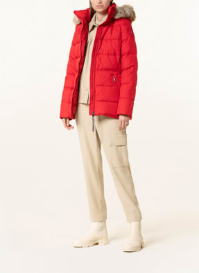 TOMMY HILFIGER Kurtka puchowa z odpinanym sztucznym futrem