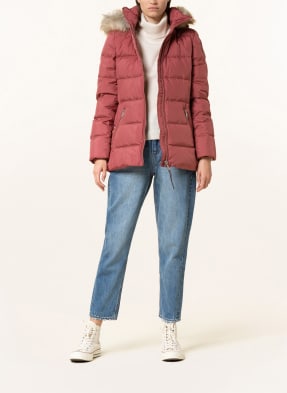 TOMMY HILFIGER Kurtka puchowa z odpinanym sztucznym futrem