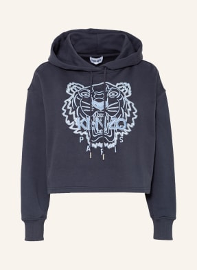 KENZO Krótka bluza z kapturem TIGER