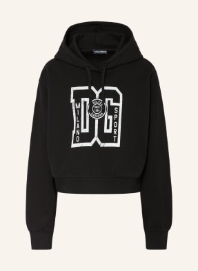 DOLCE & GABBANA Krótka bluza z kapturem