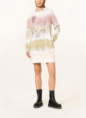 Princess GOES HOLLYWOOD Hoodie-Kleid mit Schmucksteinbesatz