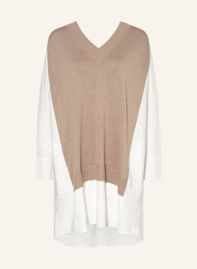 MUNTHE Oversized-Pullover RADISH im Materialmix
