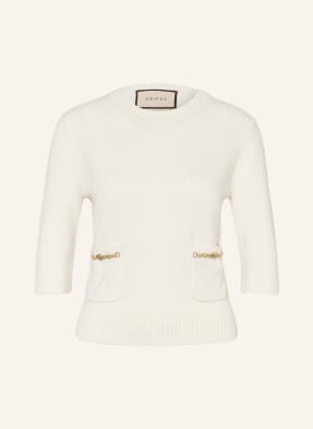 GUCCI Cashmere pullover with 3/4 sleeve