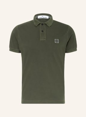 STONE ISLAND Piqué-Poloshirt Slim Fit