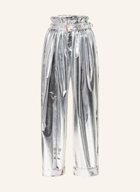BALMAIN Spodnie paperbag