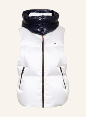 TOMMY HILFIGER Down vest with detachable hood 