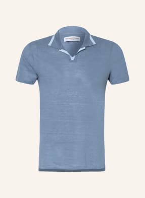 ORLEBAR BROWN Piqué polo shirt FELIX made of linen