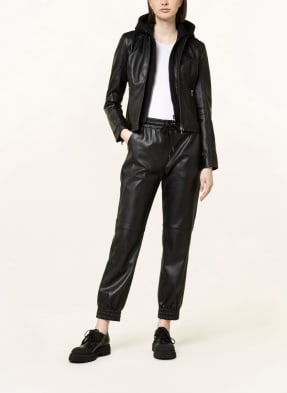 darling harbour Lederjacke mit abnehmbarer Blende