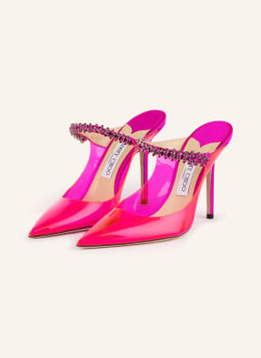JIMMY CHOO Mules BING 100 with decorative gem trim