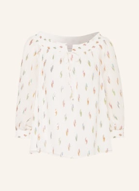 SEE BY CHLOÉ Off-the-shoulder blouse made of silk with glitter thread