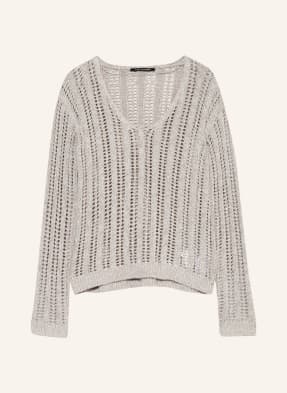 LUISA CERANO Sweaters with linen and sequins