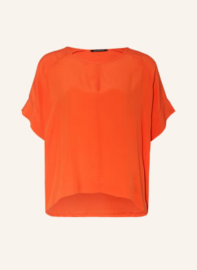 LUISA CERANO T-shirt in mixed materials with silk