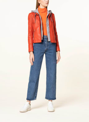 gipsy Lederjacke GWAMMY mit abnehmbarer Blende