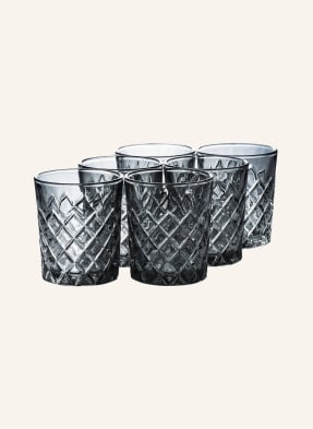 APS Set of 6 drinking glasses HEALEY D.O.F. 