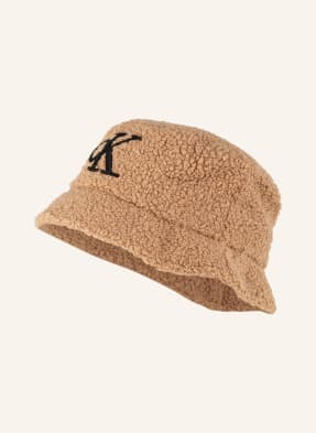 Calvin Klein Bucket-Hat aus Teddyfell